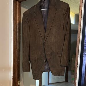 Strada Rich Brown Suede Blazer